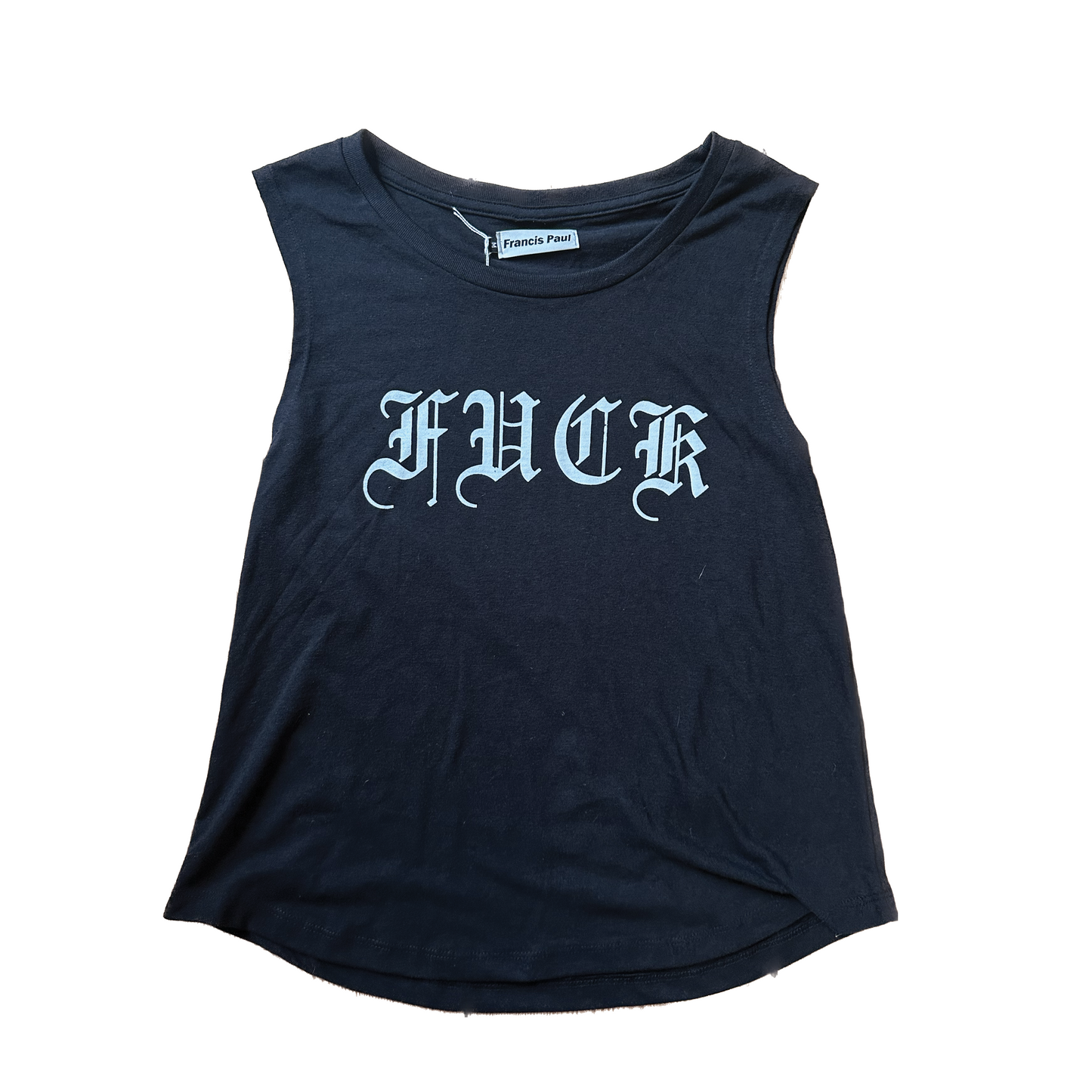 Vintage Style "FUCK" Muscle Tee